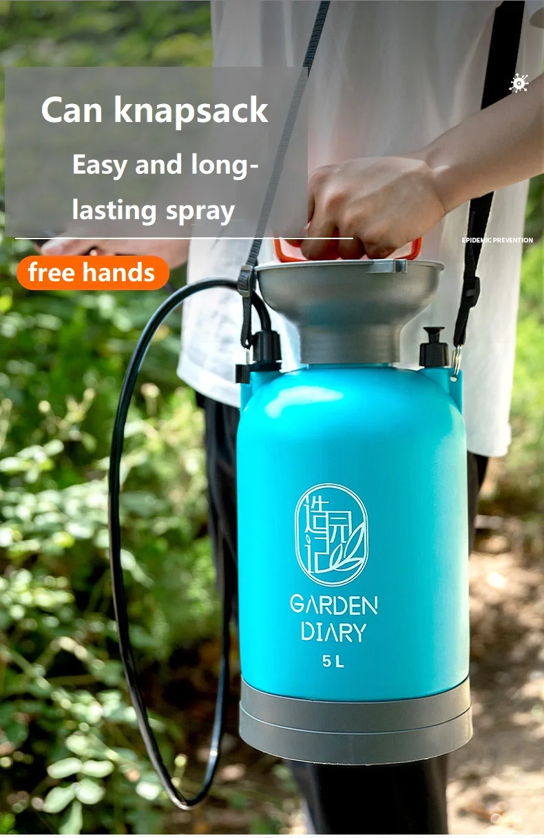5L Garten Druck Sprayer Bewässerung Blume Pflanze Gießkanne Pestizid Dünger Spray Werkzeug Luftpumpe Wasser Spritzen Flasche – Detail 11