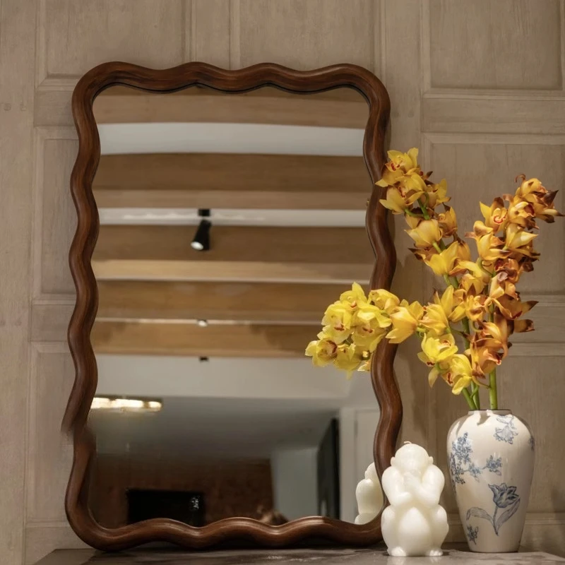 

Design Interior Decorative Mirrors Living Room Height Vintage Gothic Ornaments Compact Design Espejos De Piso Wall Decorations