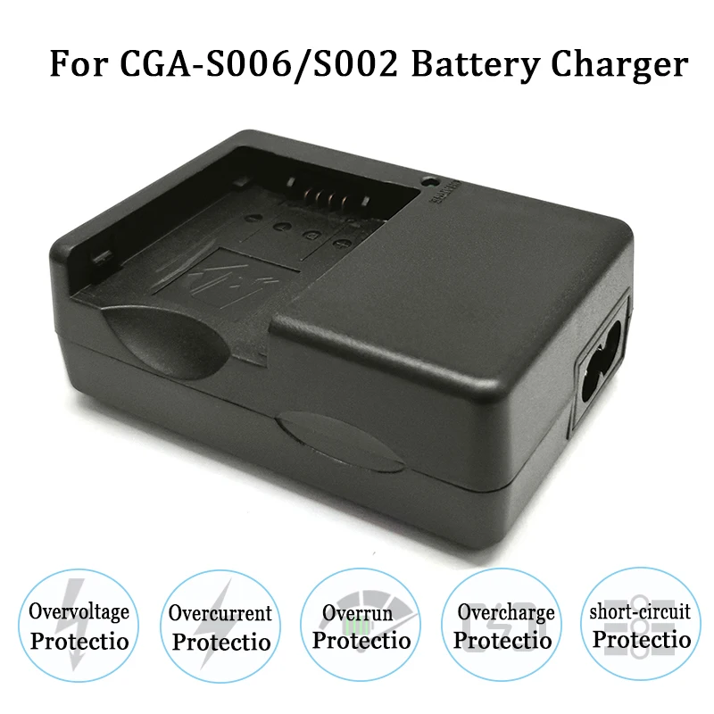 DE-994 DE-994B Charger for Camera Panasonic CGA-S006E,CGA-S006,CGA-S002 battery DMC-FZ8,FZ35,FZ38,FZ28,FZ50,FZ7,FZ18 charger