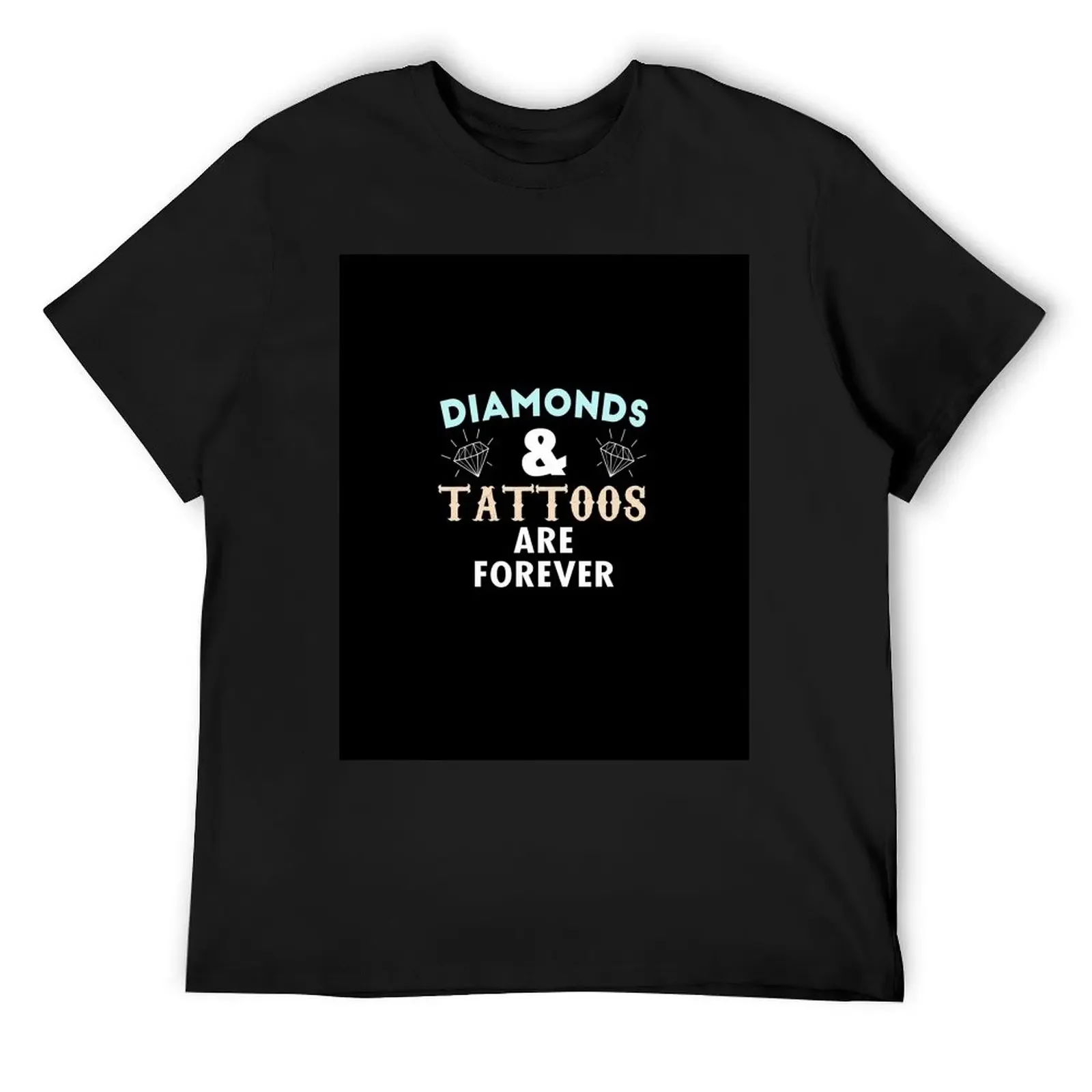 Diamonds and Tattoos T-Shirt Blouse plus sizes quick-drying funny t shirts for men