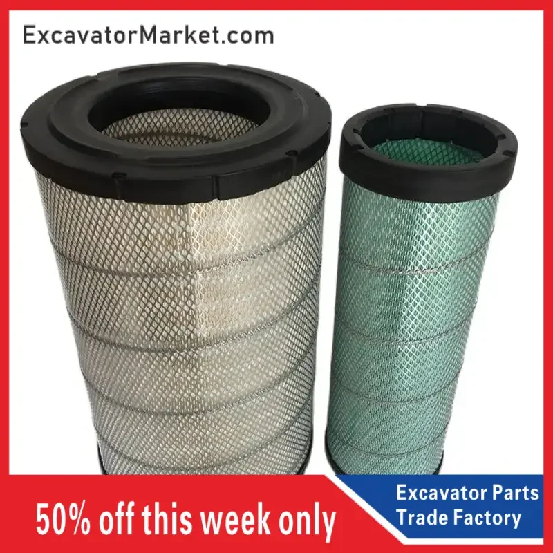 For  High Quality Accessories Komatsu PC400-7 450-7 800-8 600-8 650-7 Excavator Accessories Air Filter Air Filter Element