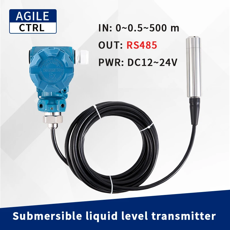 

RS485 Modbus output 10m Diesel Fuel Tank Level Sensor Liquid Capacitance Level Transmitter Electronic Indicator Level Sensor