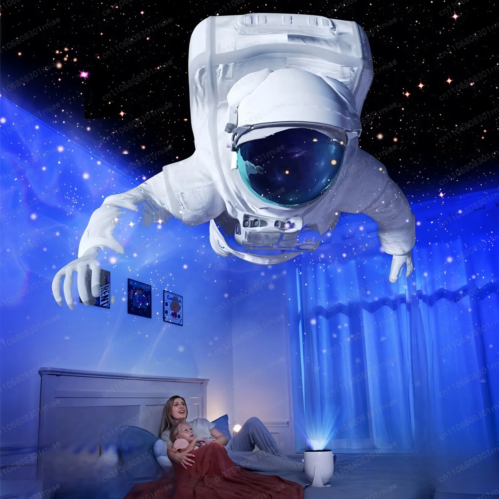2026 3D dynamic galaxy starry sky projection, remote control with 90 scenes and 150 projections, suitable for Christmas