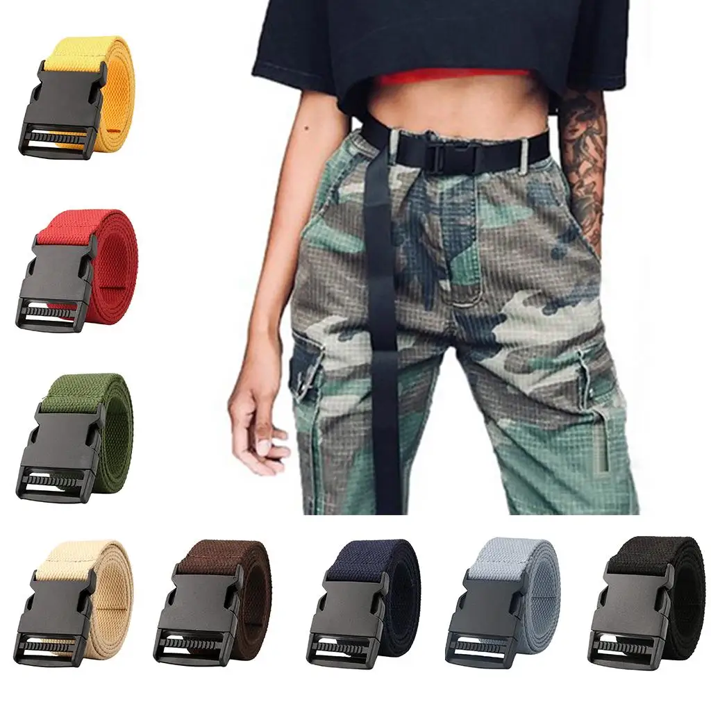 アウトドアキャンバスウェビングベルトトラベルトラウザーズジーンズウエストベルト