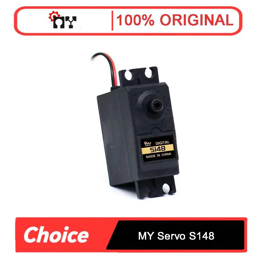 

MY Servo S148 - 3KG 6.0V Standard Servo, Plastic Gears & Iron Core for Industrial & Steering
