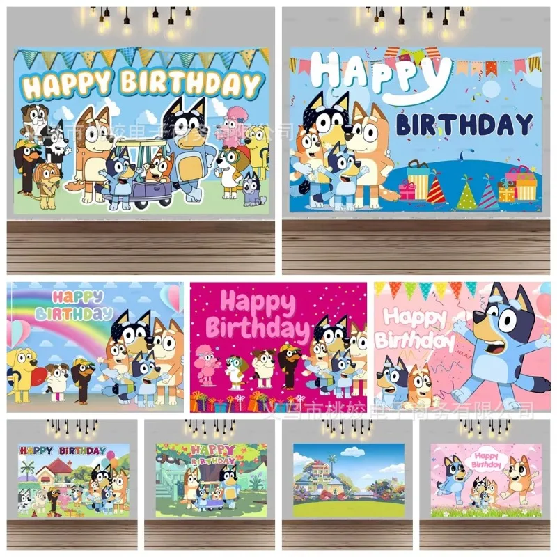 

Новый стиль, популярный синий душ, виниловый горячий фон, тканевый детский фон для фотосессии на день рождения для украшения вечеринки, фоны для мальчиков