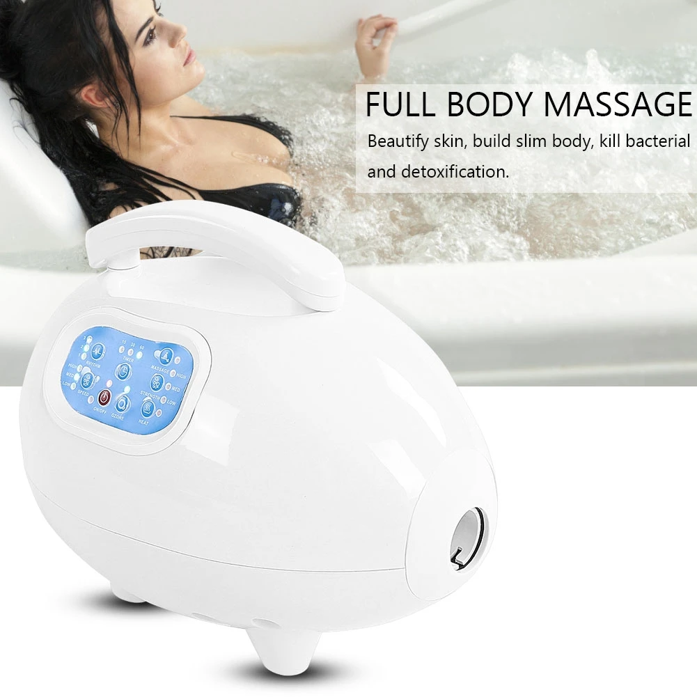 

Bubble Spa Ванна Массажер Воздушная Пузырьковая Ванна Цифровой Светодиодный Дисплей Спа Массажный Коврик для Тела с Воздушным Шлангом Пузырьковая Ванна Массажер