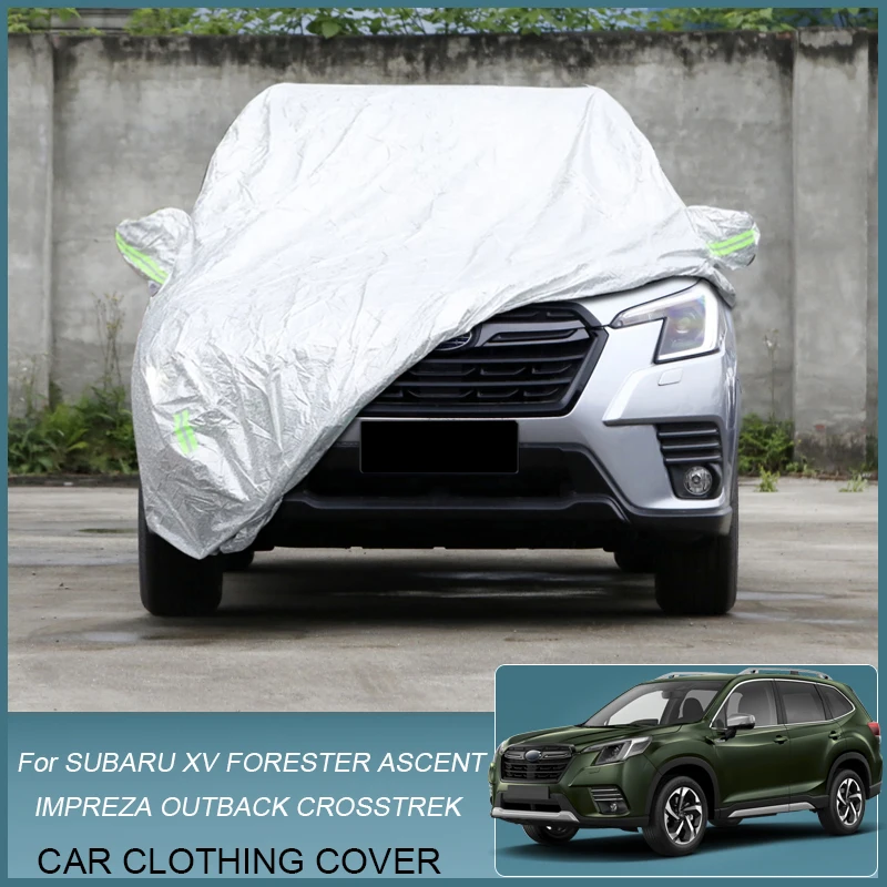 Full Car Cover Rain Frost Snow Dust Waterproof For Subaru Ascent XV Crosstrek Forester Impreza Legacy Outback Auto Accessories