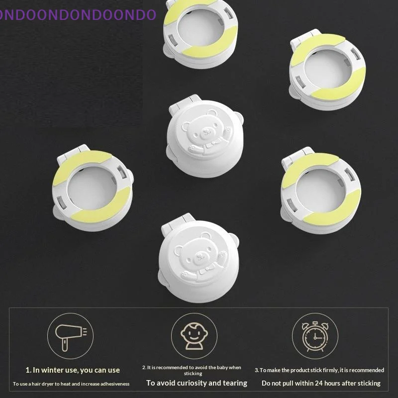 

Lovely Bear Child Safety Locks Washing Machine Button Covers Baby Proofing Safety Locks For Latch For Toilet Trash Cans