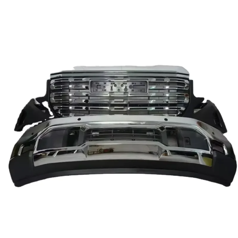 Factory Wholesale Off Road Parts Front Bumper Kit Aftermarket ABS Black Winch Bumper Guard for Sierra 1500 2021 Plus