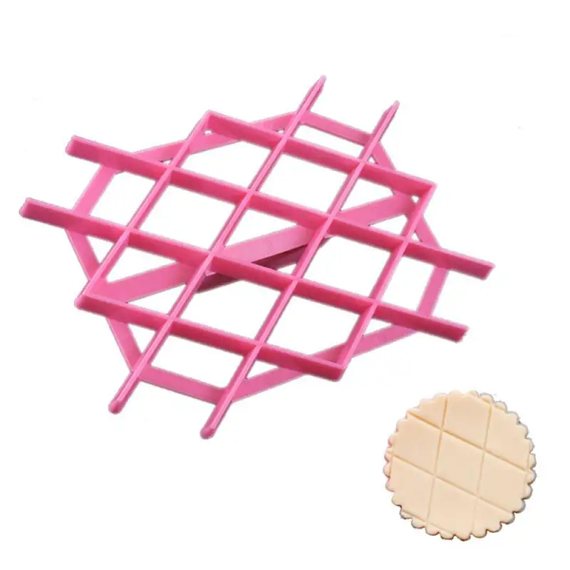 Sugar Paste Gum Icing Baking Fondant Cake Mold Embosser Cutter Icing Embosser Mould Rhombus Cookie Decorative Cutting