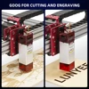 에어 어시스트 레이저 모듈, CNC 레이저 커팅 머신 도구용 TTL 모듈, 10W 레이저 조각 헤드, 450nm 블루 레이저 헤드, 80W 4