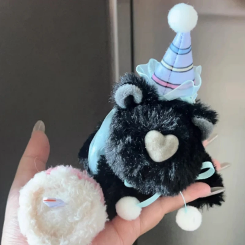 Boîte ennemi de chiot en peluche véritable, série de marée mignonne, jeu autour, cadeau d'anniversaire fait à la main pour filles, ornements de beurre, cadeaux pour enfants