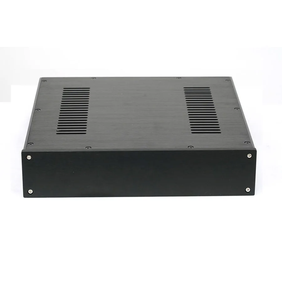 Châssis d'amplificateur de puissance tout en aluminium, 320x70x305mm, préamplificateur, décodeur DAC, coque de boîtier Audio à monter soi-même