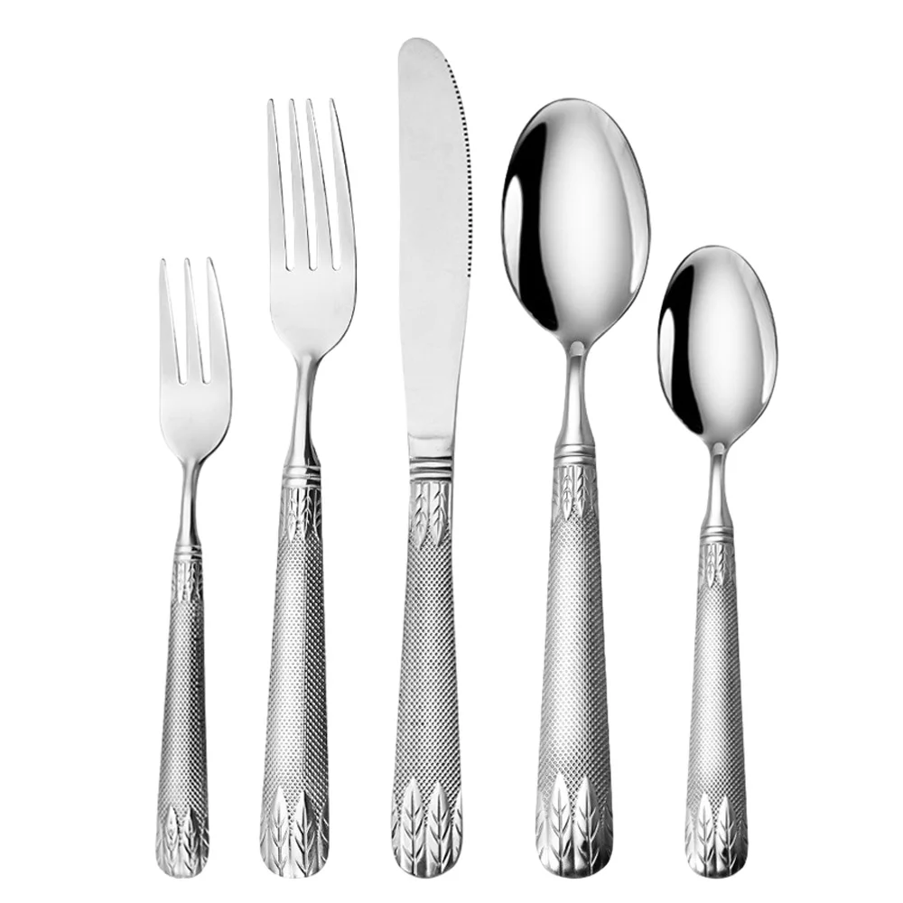 20 Pieces Silverware Set Premium Stainless Steel Flatware Set Service for 5 Include Fork Knife Spoon Set Dishwasher Safe Cutlery