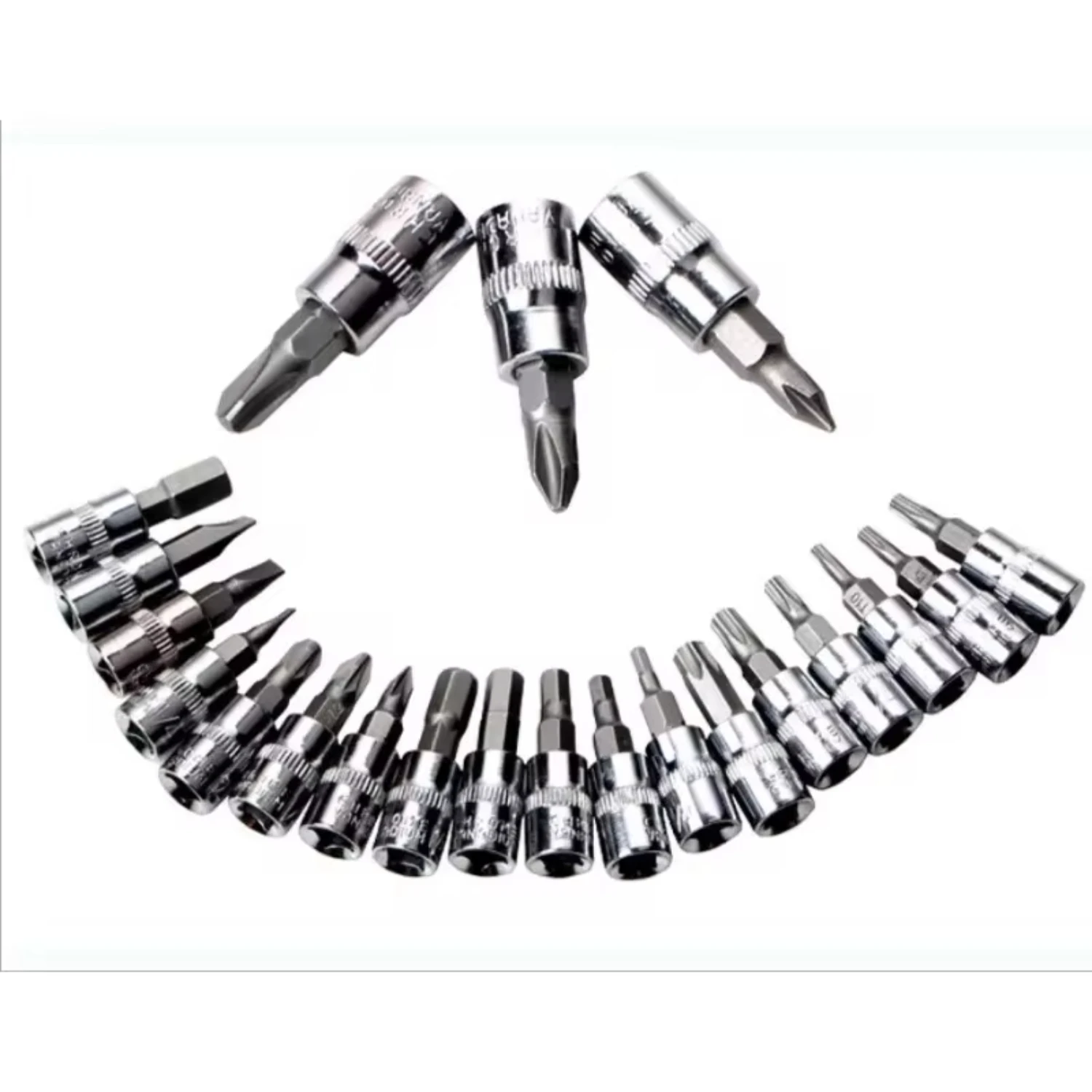 46 Pc 1/4" Drive Socket Ratchet Wrench Set Automotive Maintenance Tool Car Combination Hardware Socket Wrench Kit