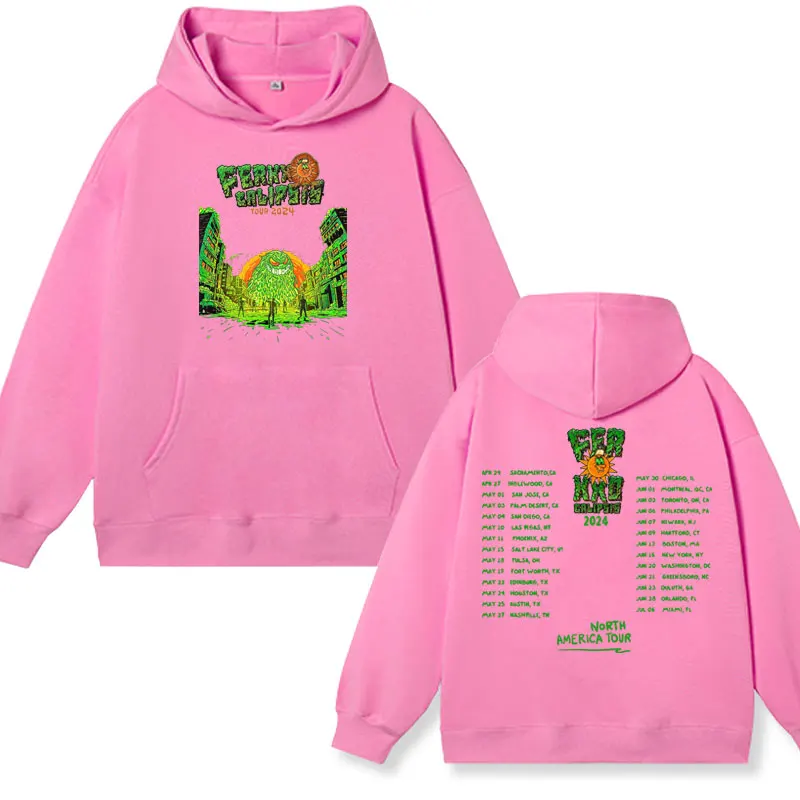 Rapper Feid Ferxxocalipsis Tour 2024 New Hoodie Male Fashion High Street Trend Sweatshirt Long Sleeve Pullover Hoodies Men Women