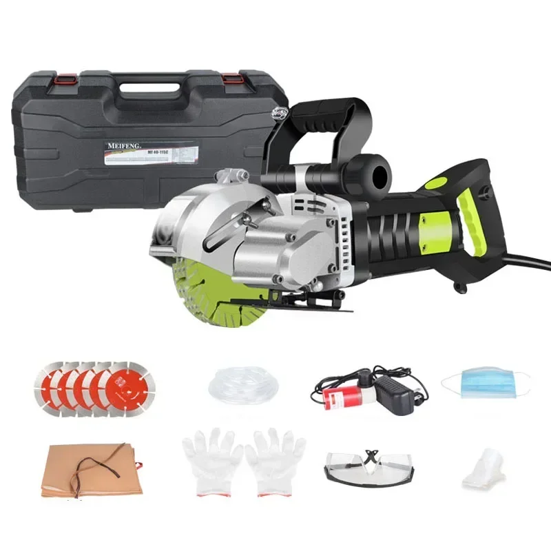 Direct Sales Electric Wall Slotting Machine Dust Free Wall Groove Cutting Machine Circular Saw 40/45MM Hydropower Installation