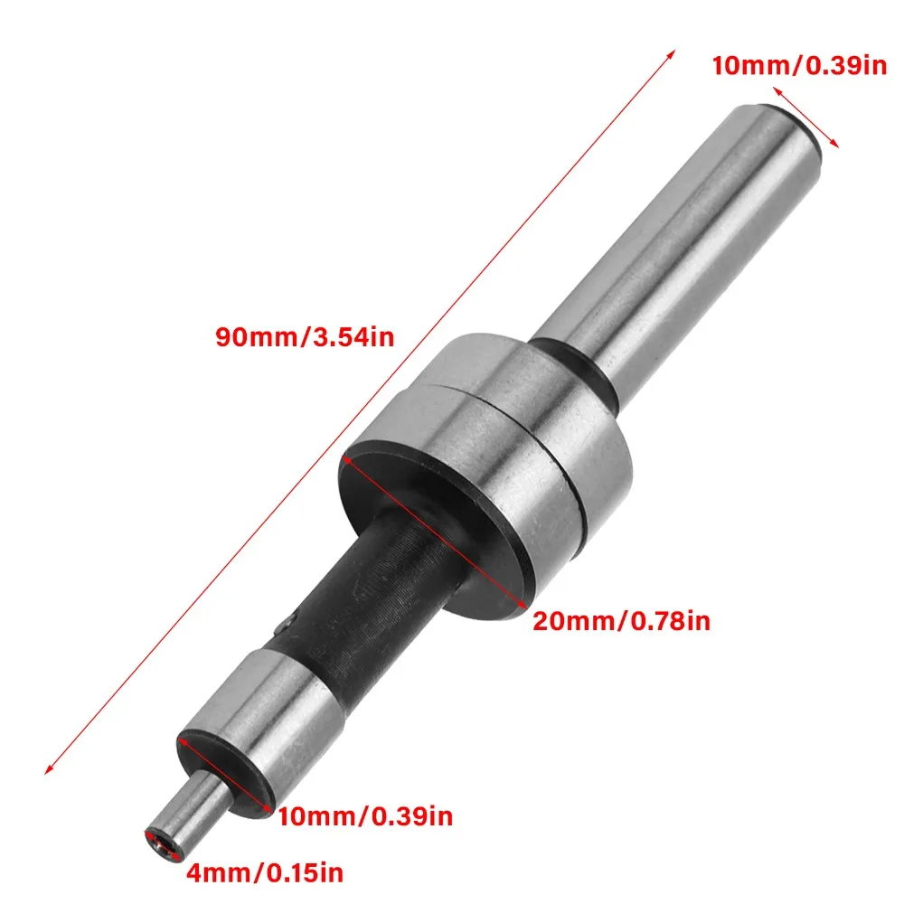 10 مللي متر طرف القطر الميكانيكية حافة مكتشف الأسود التيتانيوم الانتهاء الدقة الأرض تلميح مركز مكتشف 0.393 بوصة القطر