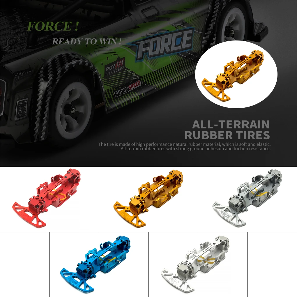 Caja de cambios Placa inferior Asiento del engranaje de dirección 1:28 Suministros de piezas del chasis