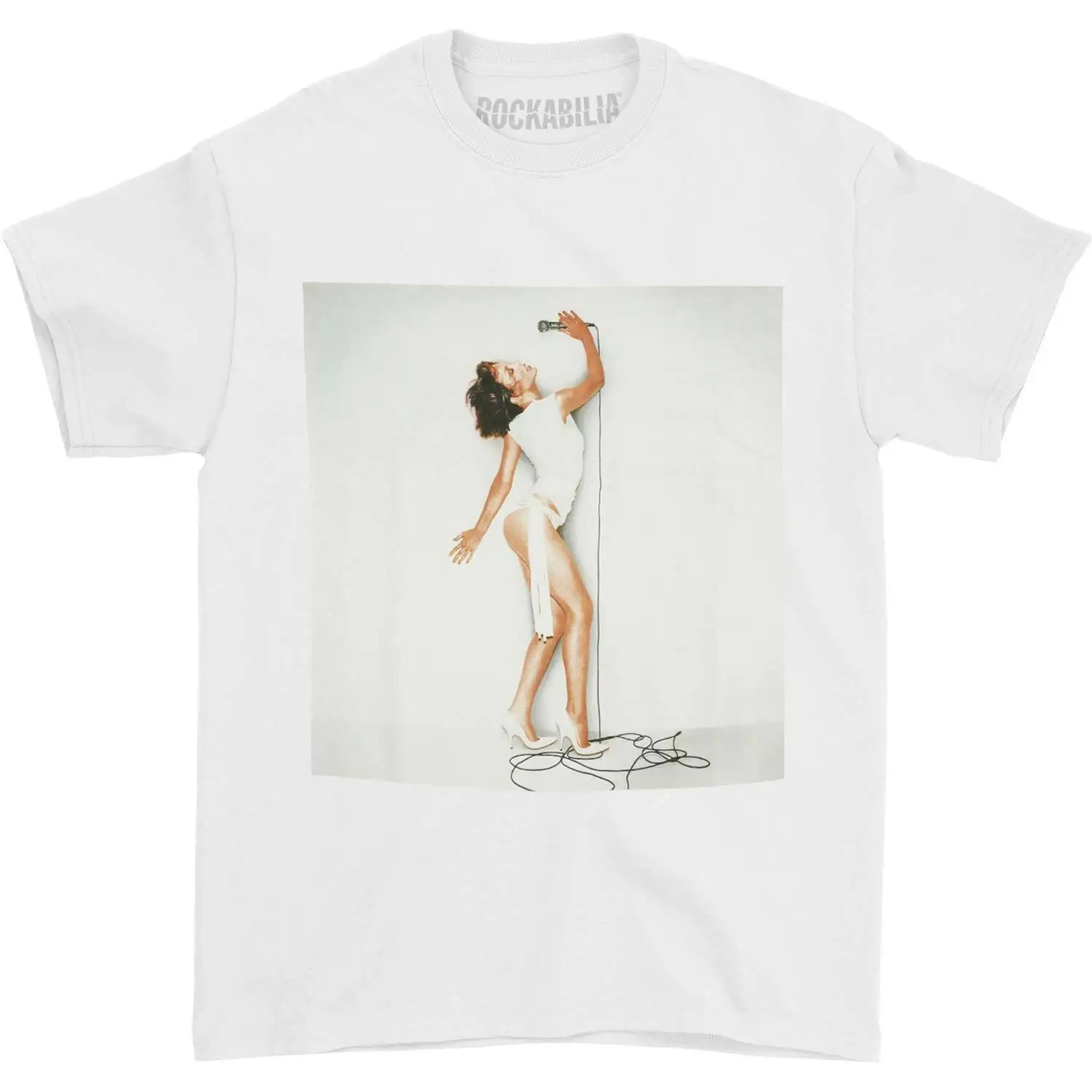 Men's Kylie Minogue Fever White T Shirt X Large