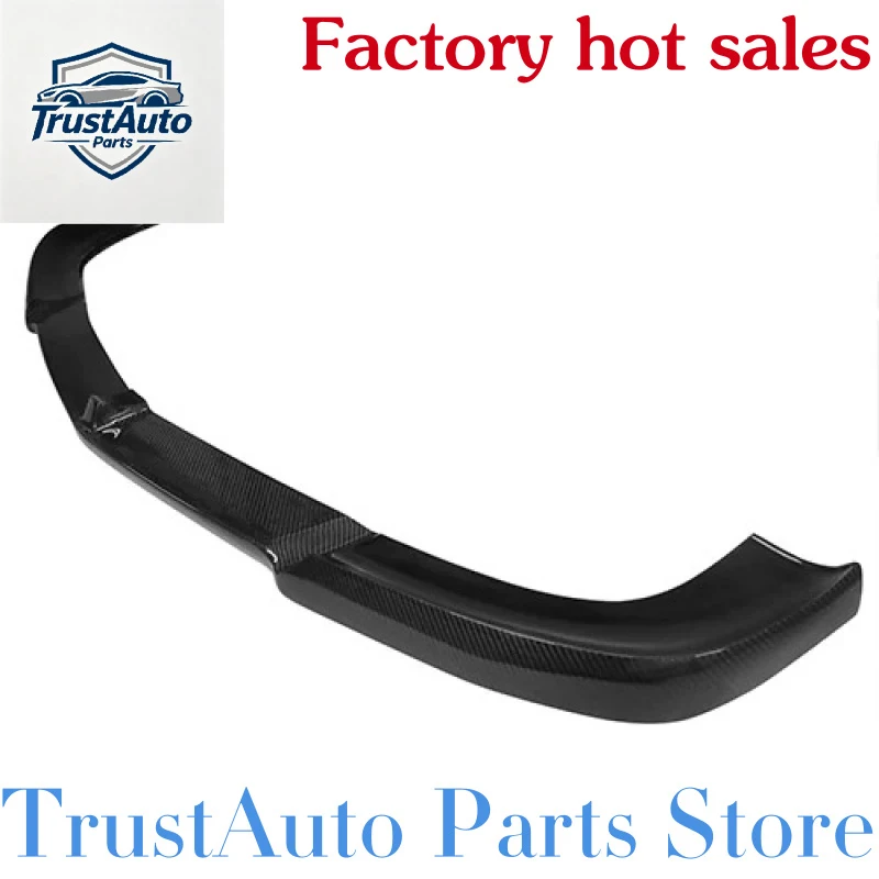 

TrustAuto Parts Store Is Having A Hot SaleHot Selling New V Style Carbon Fiber Front Bumper Add-On Lip Screw-On Retrofit/Upgr -