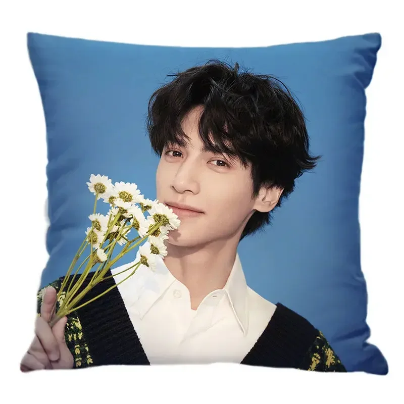 Luo Yunxi Pillowcase Pretty Scholar Same Paragraph Star Photo Poster Cushion Cover Surrounding Souvenir Pillow Covers Decorative