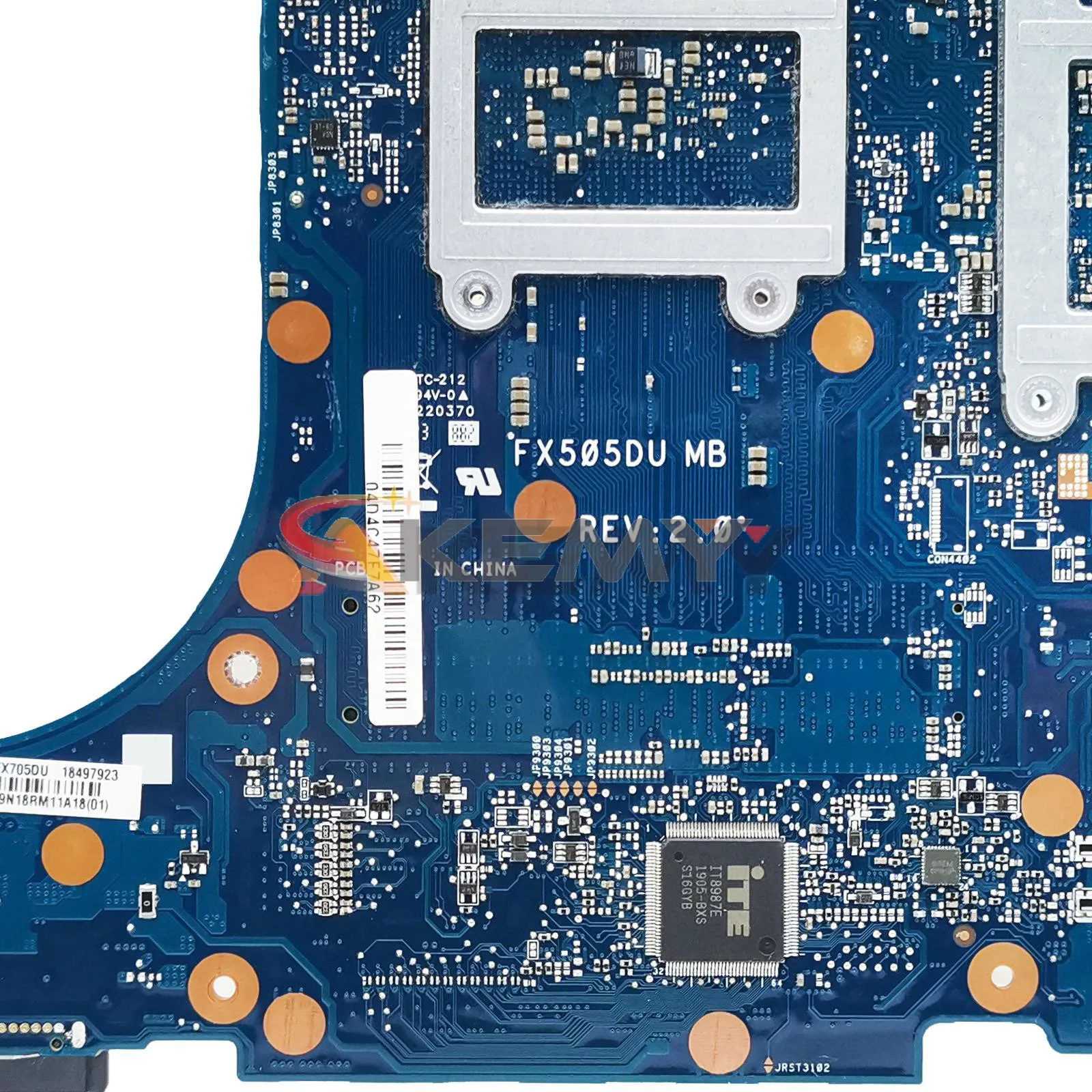 Imagem -06 - Placa Principal de Shenzhen Fx505du para Asus Fx705dv Fx705du Fx505dv Placa-mãe para Laptop w Amd R73750h de R5-3550h Cpu Gtx1660ti Rtx20606g