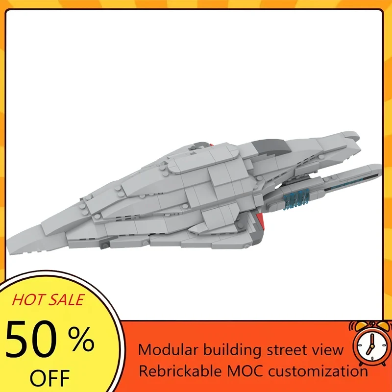 

424PCS Popular Space War Movie Model MOC Building Bricks Spaceship Modular Technology Gifts Holiday Assemble Children Toy Suit