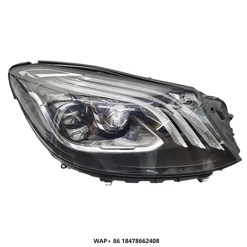 

Автомобильные фары для S-класса W222 Фари в сборе S400 Модифицированные дневные ходовые огни Светодиодные линзы