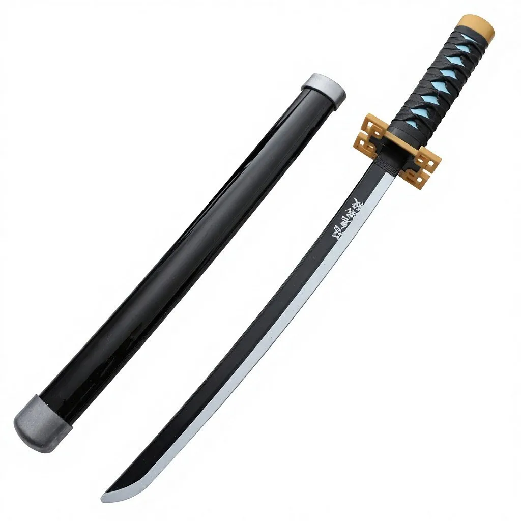 Tokitou Muichirou Cosplay Anime 45cm Plastic Model Katana Role Play Kanroji Mitsuri 18inch Sword