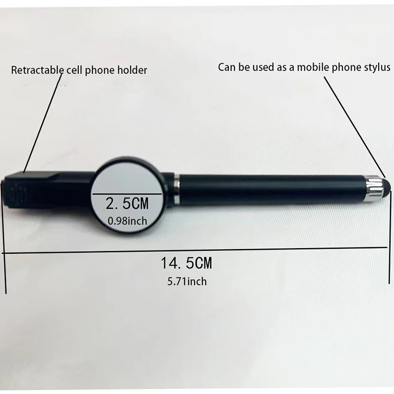 Customized Sublimation Printing Blank Ballpoint Pen Custom Logo Image Printing Mobile Phone Holder Advertising Screen Touch Pen