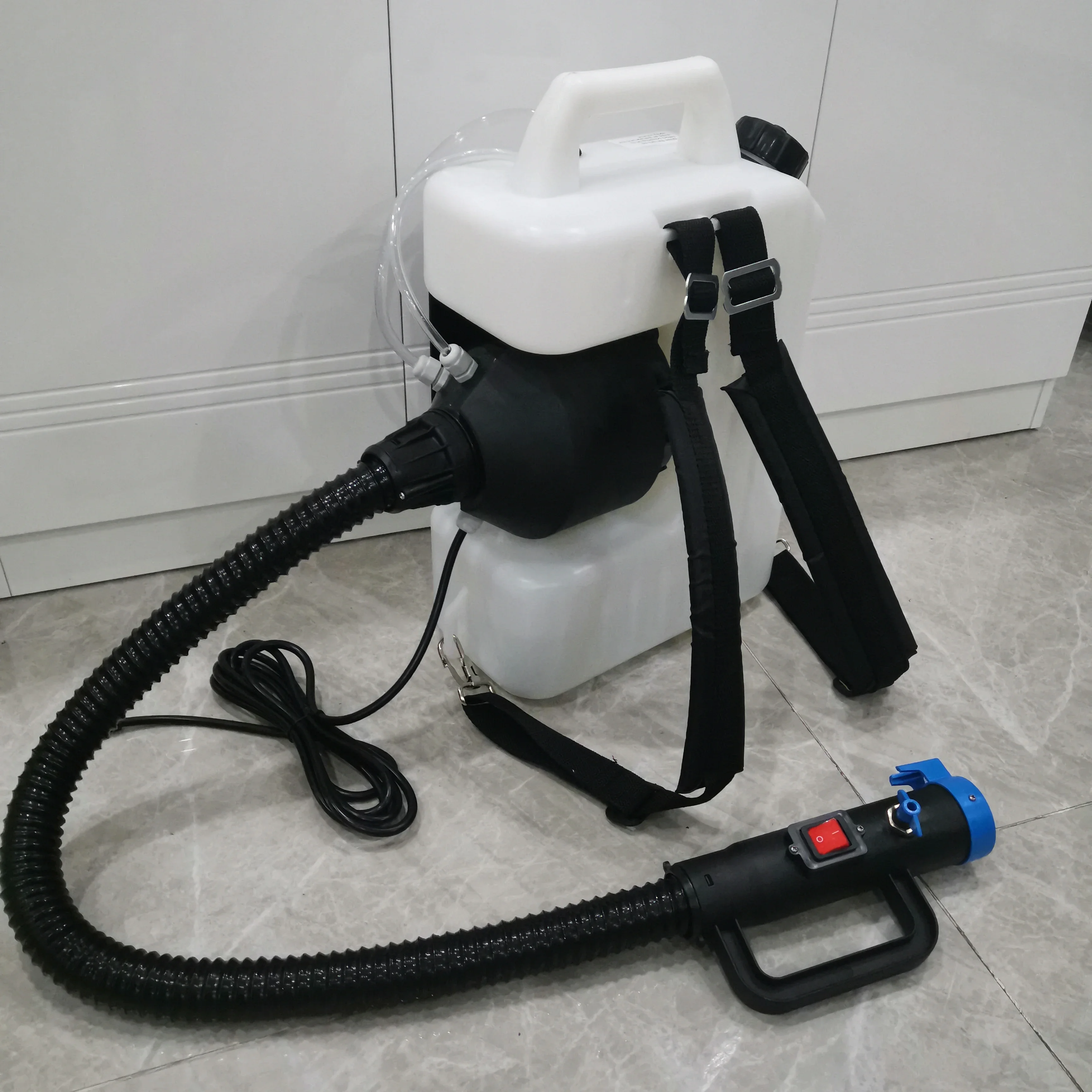 10L Backpack ULV Fogger 1400W, Electric Cold Fogging Machine Ultra Low Volume Disinfection Sprayer, 110V/220V