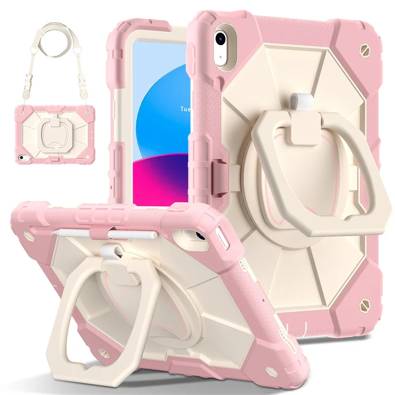 For iPad A16 11th 10th 10.2 9th 8th 7th 9.7 6th Generation Case Shockproof Tablet Cover For iPad Air 7 6 5 4 10.9 3 Pro 11 Funda