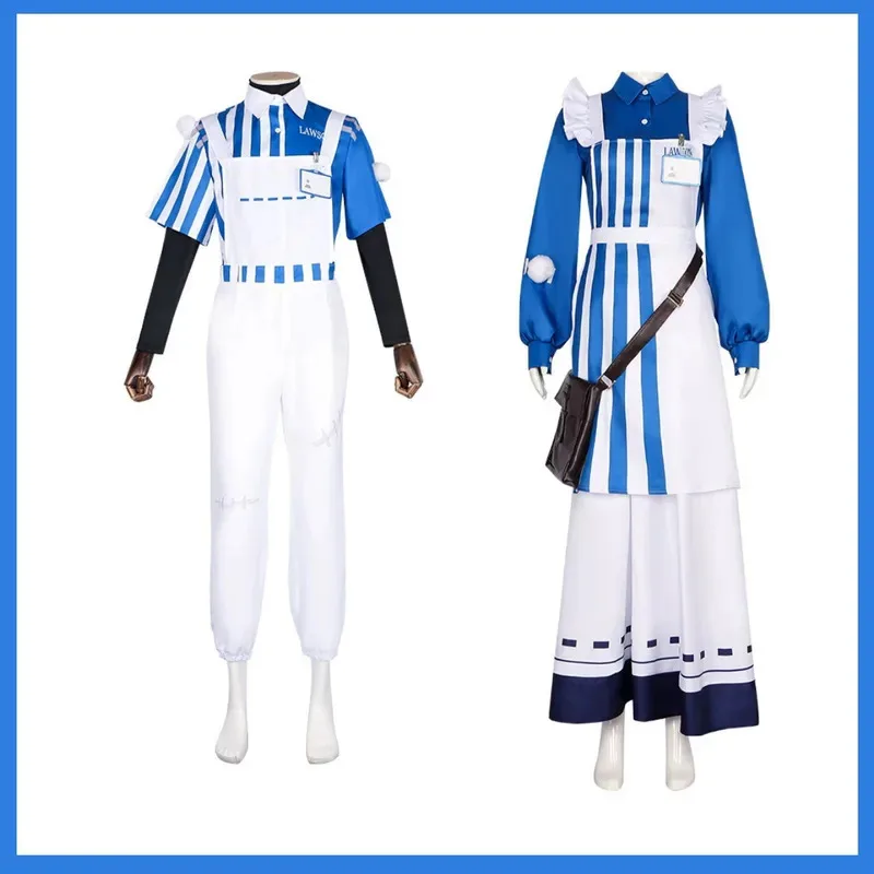 

Игра Identity VEmil Ada Mesmer Косплей Костюм Пацієнт Психолог Парик Рабочая Униформа Рубашка Фартук Мужчина Женщина Kawaii Хэллоуин Комплект