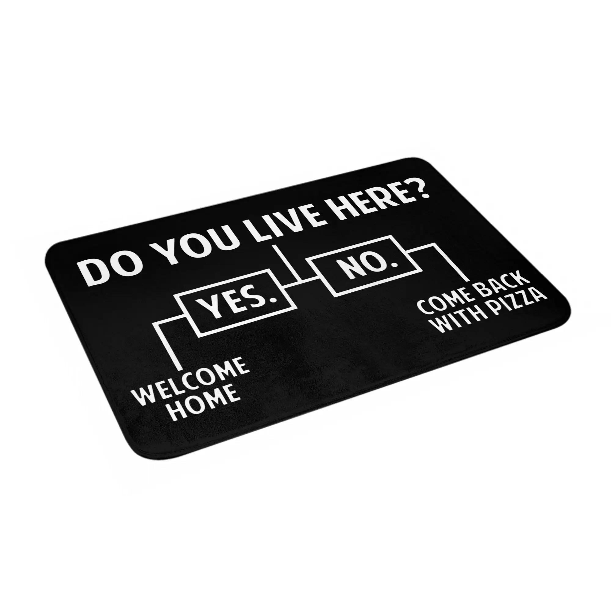 Do You Live Here Floor Door Kitchen Bathroom Mats Anti-Slip Indoor Doormat Bedroom Balcony Entrance Rug Carpet Footpad