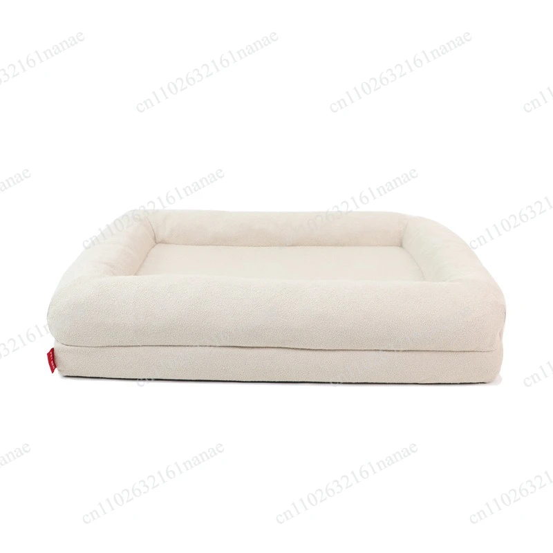 Circle Yarn Memory Sponge Removable Waterproof Four Walls Encircling Kennel Bed Pets