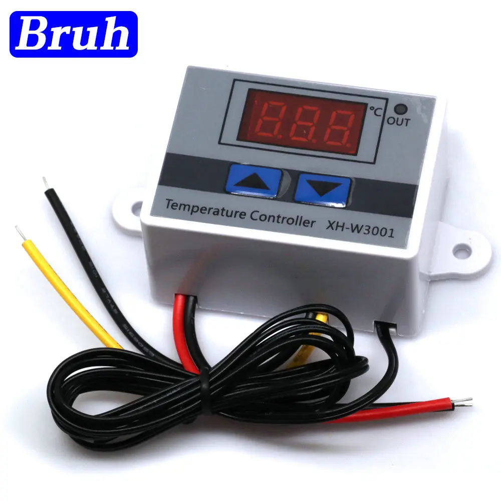 XH-W3001 Digital Control Temperature Microcomputer Thermostat Switch Thermometer New Thermoregulator 12/24/220V