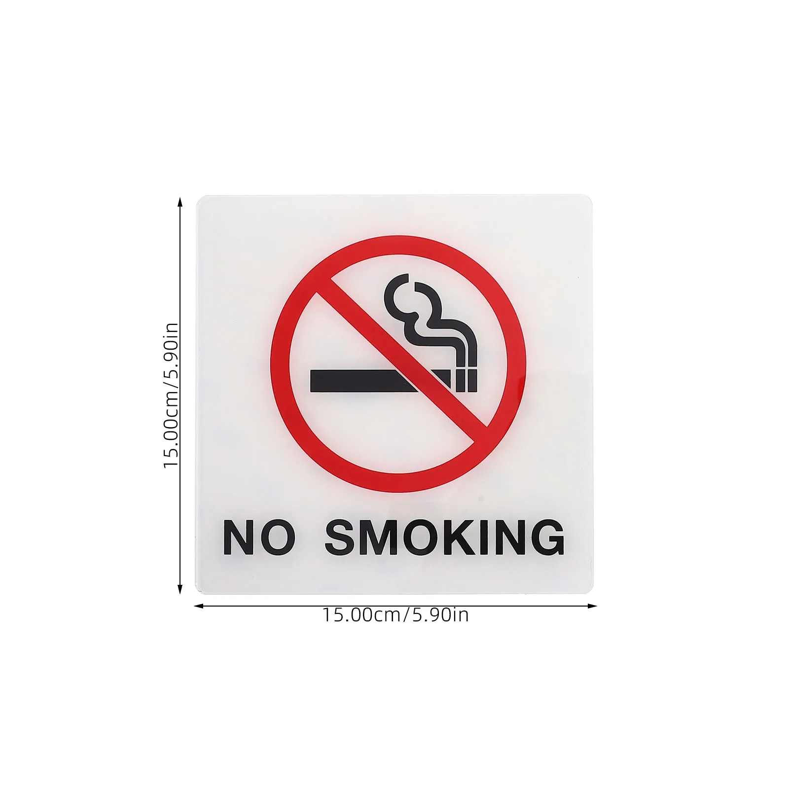 Acrylic Signage Warning Sign No Smoking Logo Plaque No Smoking Public Shope Signage Office Buildings Warm Reminder Sign 2025