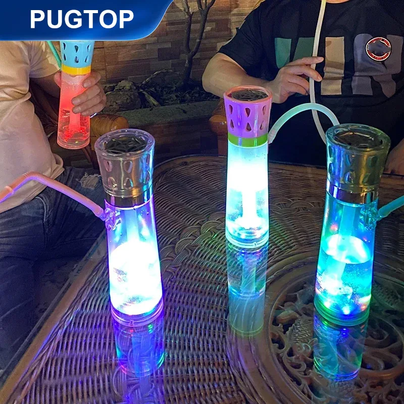 

LED Arabic Cup Portable Shisha Hookah Fashionable Removable Holder Handheld Car Hookah Household In The Car