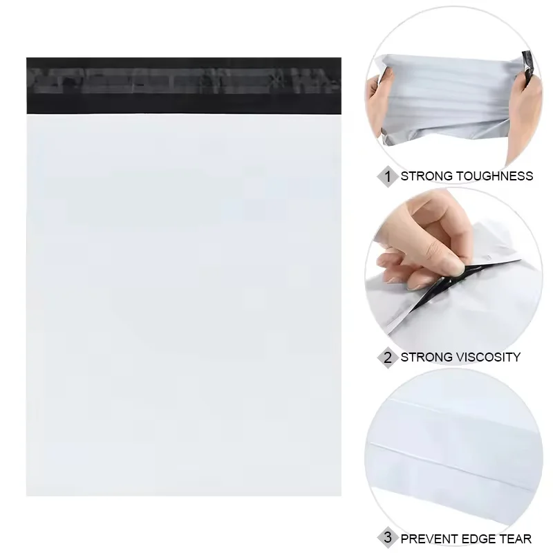 10-50-100pcs-grey-white-express-bag-thickened-waterproof-packaging-bag-snack-packaging-bag-book-packaging-bag-item-packaging-bag