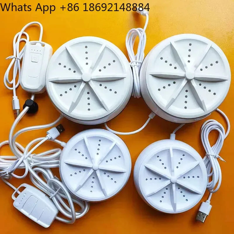 Mini Portable Turbine Washing Machine for Household Travel Laundry Small Appliances