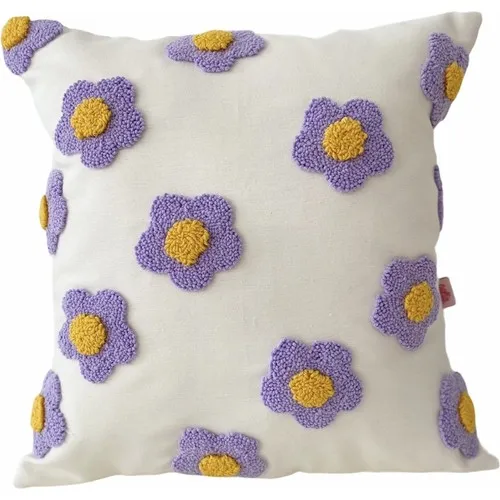 Galia Design Daisy Flower Punch Pillow decorate Case