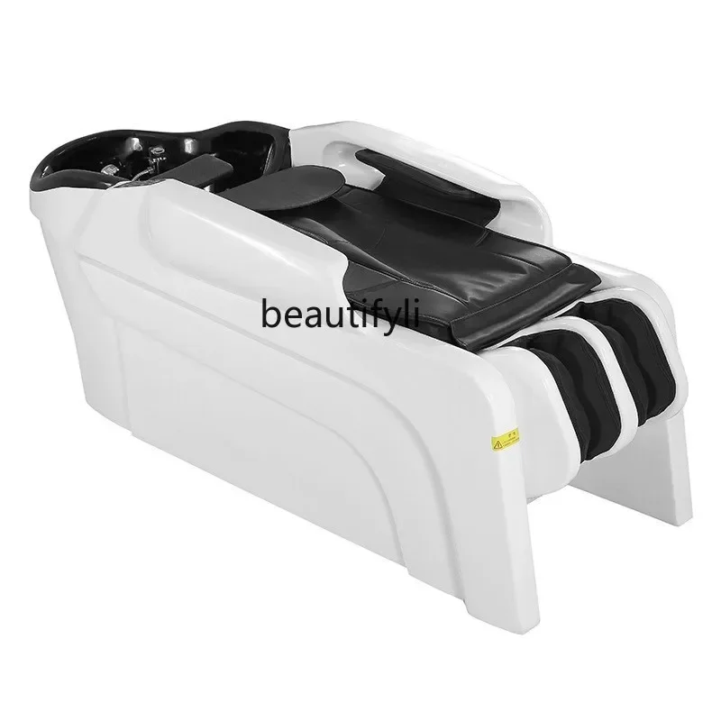 

Intelligent electric massage shampoo bed barber shop special multi-function lying flat fumigation head treatment bed