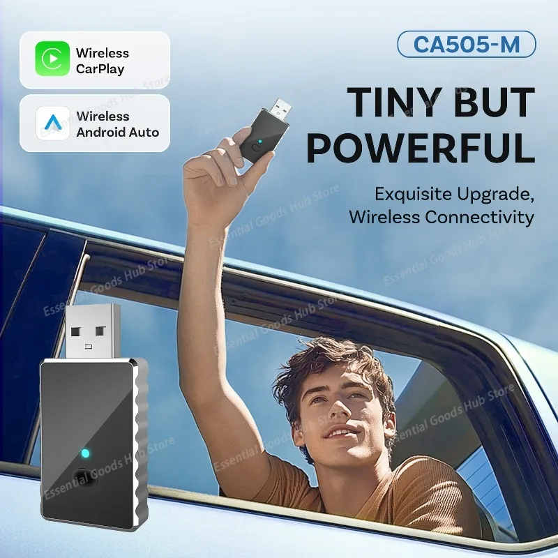 1PCS Upgrade The Wired  Wireless For Carplay Box To The Android Smart Car Machine Interconnection Module for In-car For Carplay