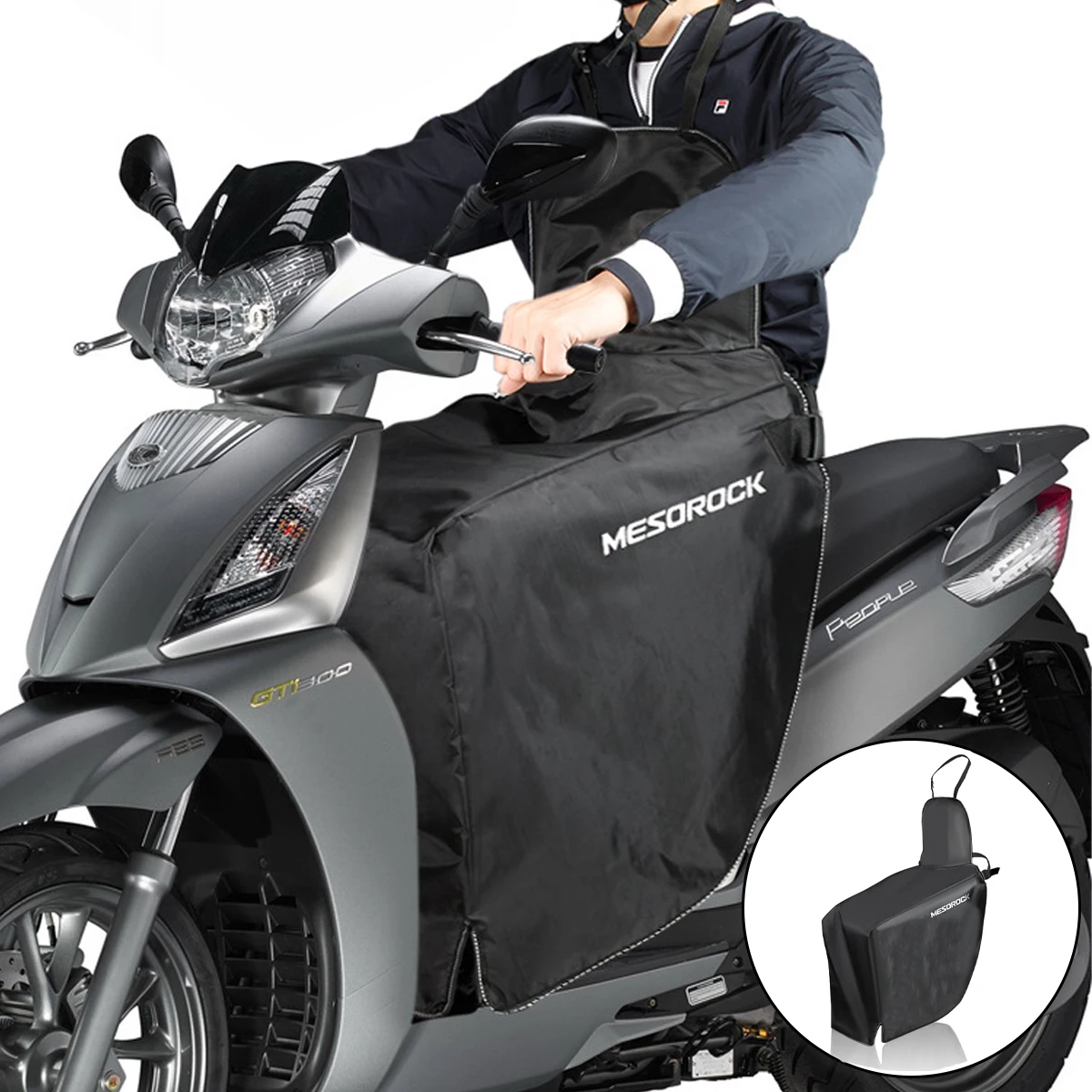 

Чехол для ног скутера, зимний водонепроницаемый, универсальный грелка для ног скутера, фартук, защита ног, регулируемый мотоциклетный наколенник, одеяло