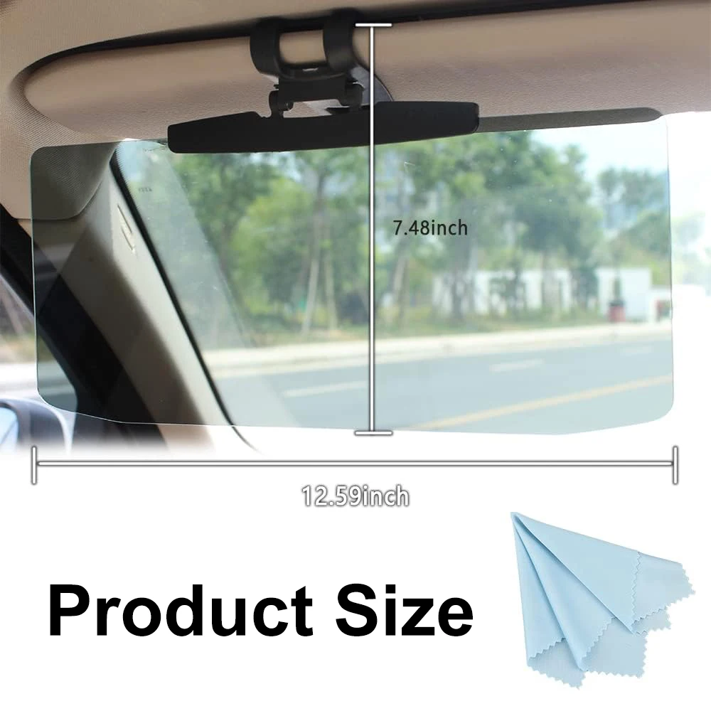 Universal Car Sun Visor Extender Sunshade Anti-Glare Protection Snow Blindness for Driving Automotive Interior Sunshield