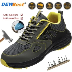 New men's lightweight comfortable non-slip work safety shoes anti-smash anti-thorn insulation electrician shoes work shoes