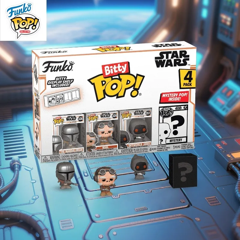 In Stock FUNKO POP Original Star Wars Mandalorian Series Glou Gu Set Limited Mobile Phone Model Collection Holiday Gifts - Image 4