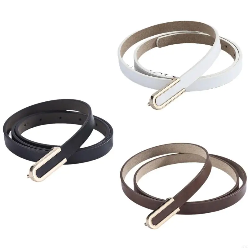 

L5YC Sophisticated Metal Buckle Belt For Lady Women Seeking Waist Cincher